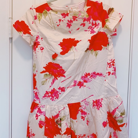 🌟HOST PICK🌟 BNWT CREWCUTS/JCREW GIRLS FLORAL FANCY DROP WAIST FORMAL DRESS💕12 - Picture 4 of 10